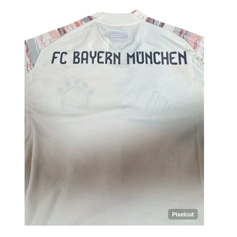 Adidas FC Bayern Munchen 2024-25 Away Jersey Mens Medium Slim Fit White JJ2143 - Picture 4 of 7